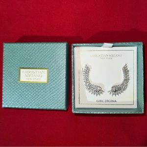 Silver Statement Earrings (NIB)